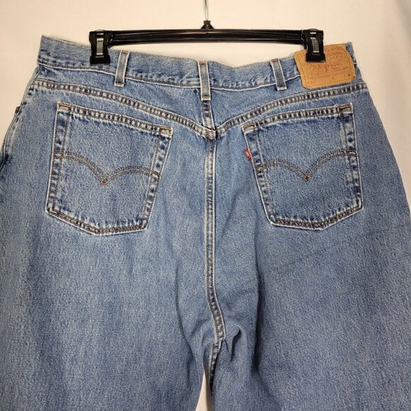 LEVI'S 550 Women's 22 (40x30) Relaxed Fit Tapered Leg Jeans USA Made vintage - Picture 10 of 16